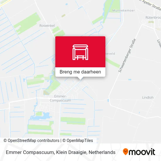 Emmer Compascuum, Klein Draaigie kaart