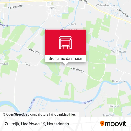Zuurdijk, Hoofdweg 19 kaart