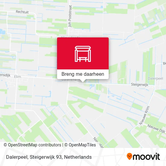 Dalerpeel, Steigerwijk 93 kaart