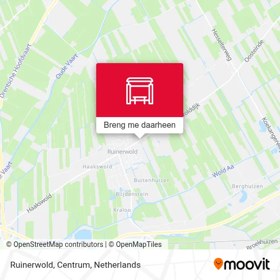 Ruinerwold, Centrum kaart