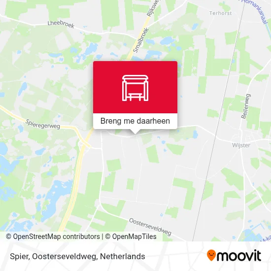 Spier, Oosterseveldweg kaart