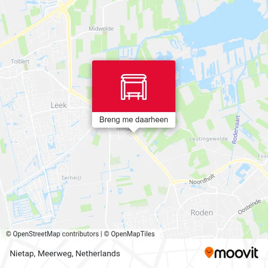 Nietap, Meerweg kaart