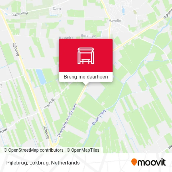 Pijlebrug, Lokbrug kaart