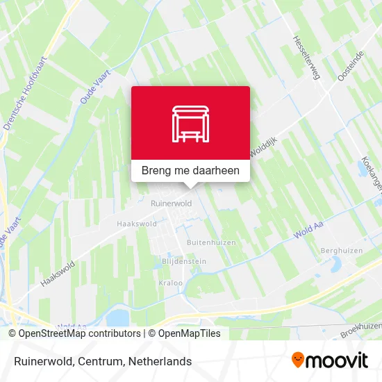 Ruinerwold, Centrum kaart