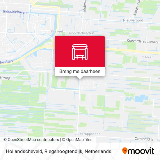 Hollandscheveld, Riegshoogtendijk kaart