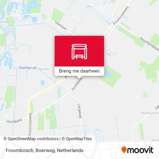 Froombosch, Boerweg kaart