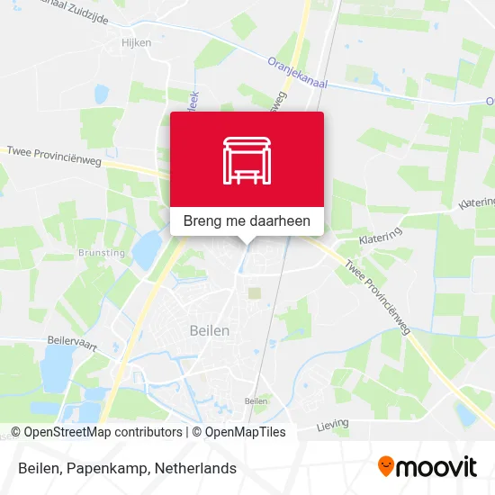 Beilen, Papenkamp kaart