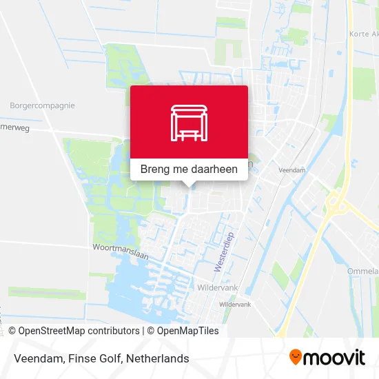 Veendam, Finse Golf kaart
