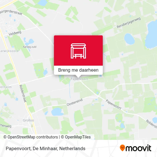 Papenvoort, De Minhaar kaart