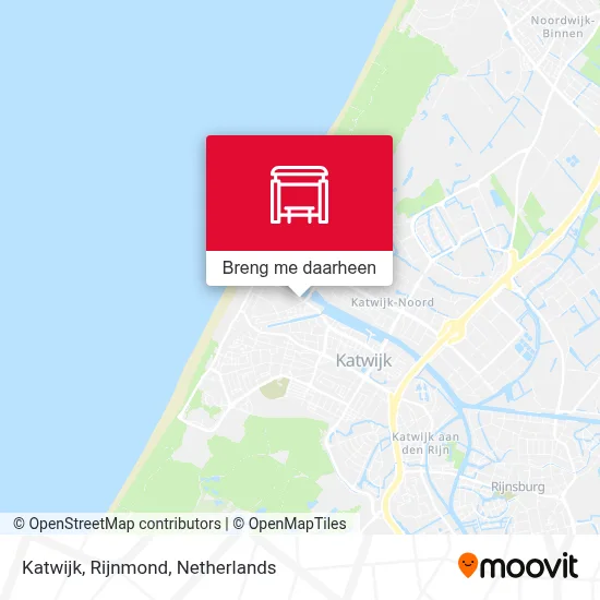 Katwijk, Rijnmond kaart