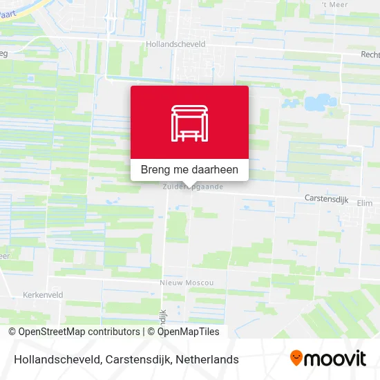 Hollandscheveld, Carstensdijk kaart