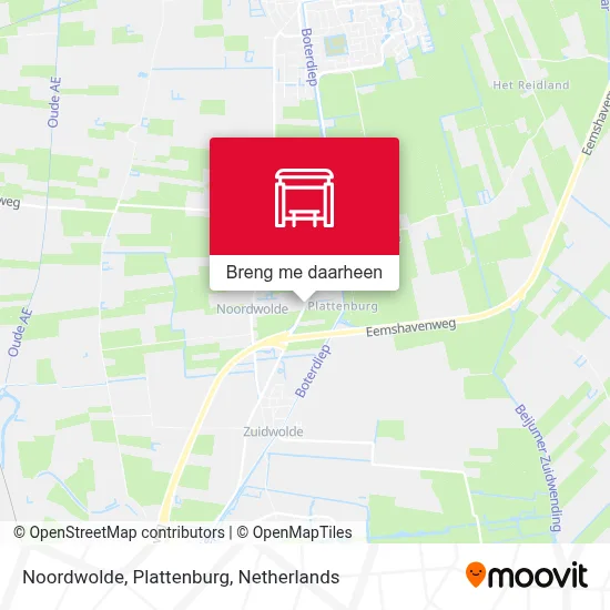 Noordwolde, Plattenburg kaart