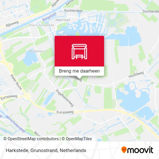 Harkstede, Grunostrand kaart