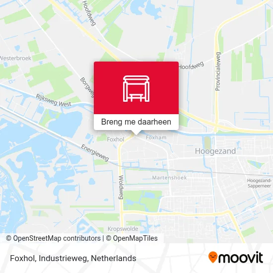 Foxhol, Industrieweg kaart