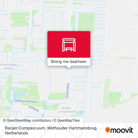 Barger-Compascuum, Wethouder Hartmannbrug kaart
