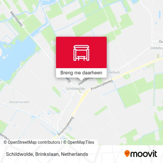 Schildwolde, Brinkslaan kaart