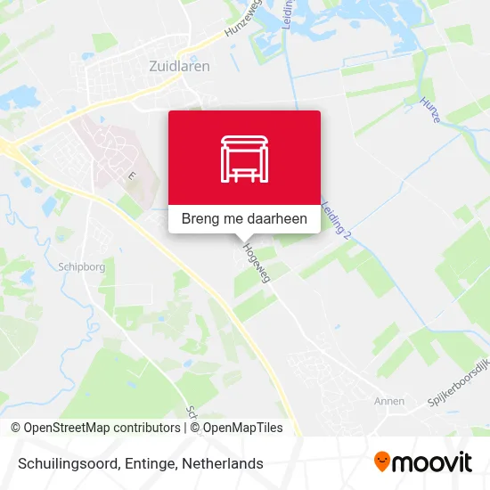 Schuilingsoord, Entinge kaart