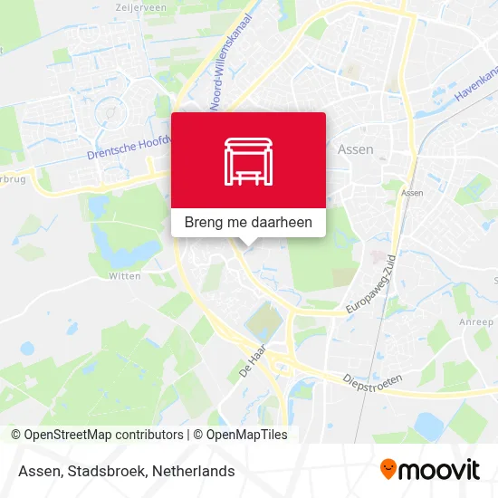 Assen, Stadsbroek kaart