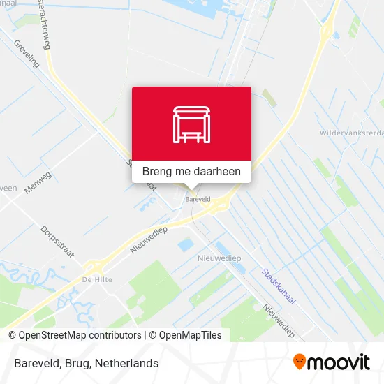 Bareveld, Brug kaart