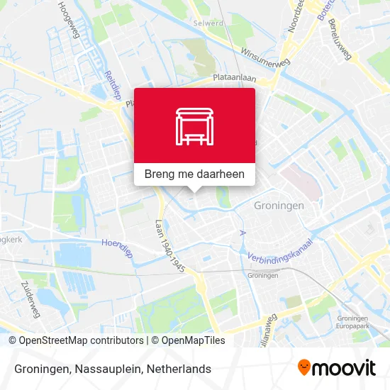 Groningen, Nassauplein kaart