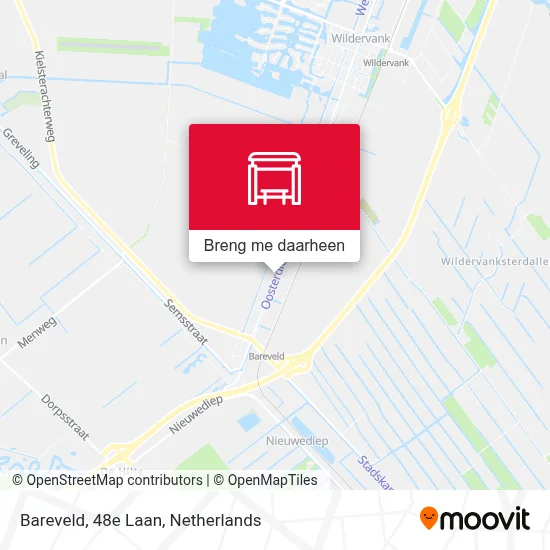Bareveld, 48e Laan kaart