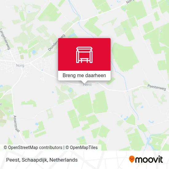 Peest, Schaapdijk kaart