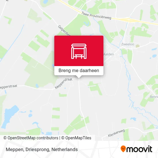 Meppen, Driesprong kaart
