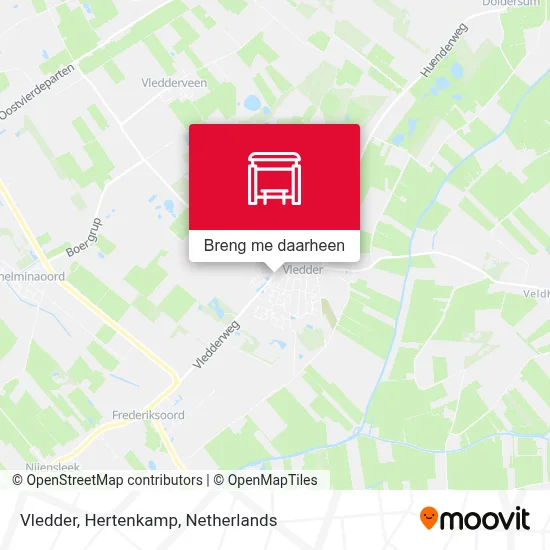 Vledder, Hertenkamp kaart