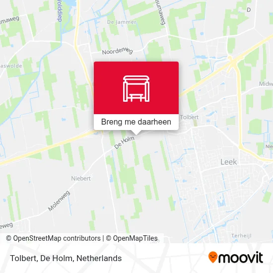 Tolbert, De Holm kaart