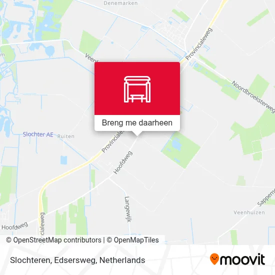 Slochteren, Edsersweg kaart