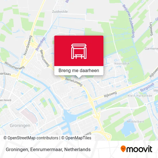 Groningen, Eenrumermaar kaart