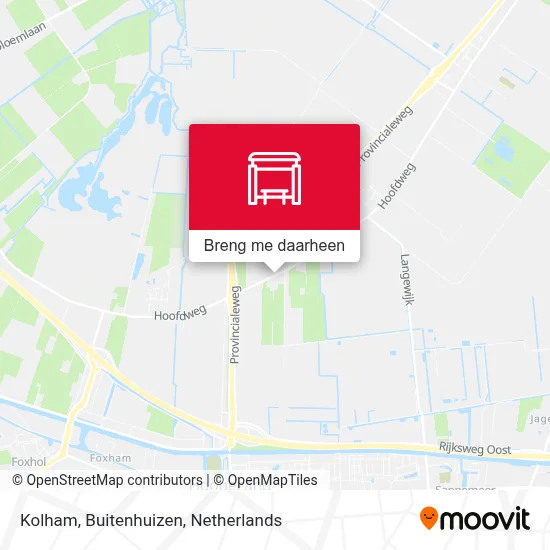 Kolham, Buitenhuizen kaart