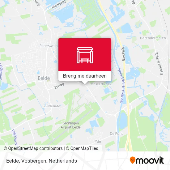 Eelde, Vosbergen kaart