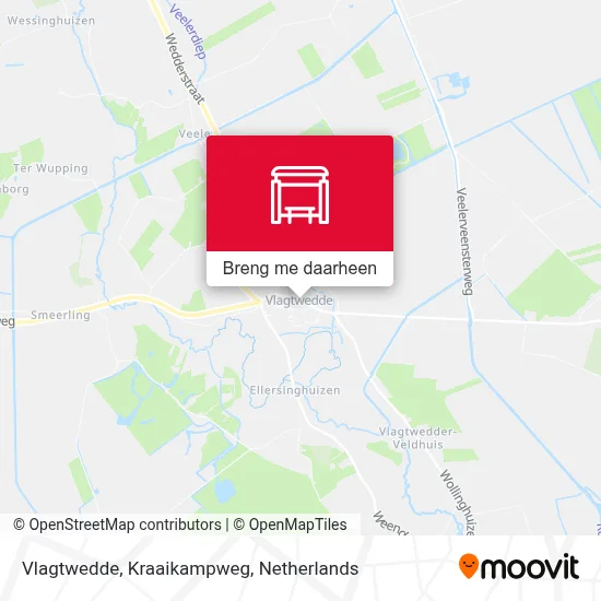 Vlagtwedde, Kraaikampweg kaart