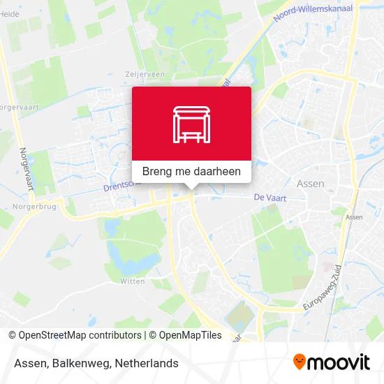 Assen, Balkenweg kaart
