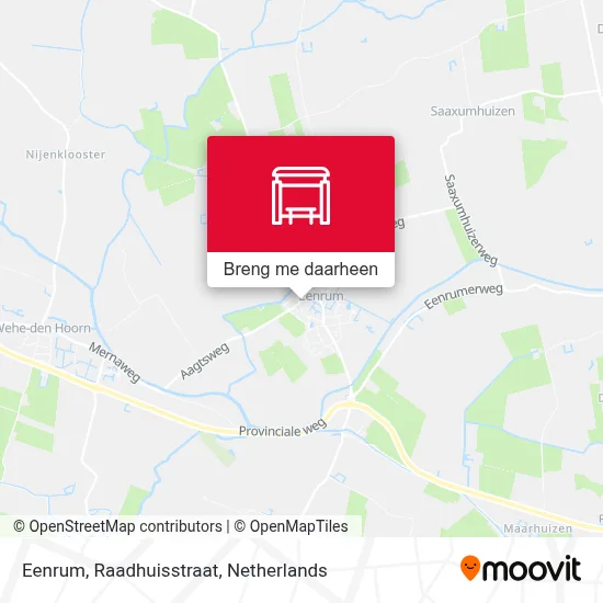 Eenrum, Raadhuisstraat kaart
