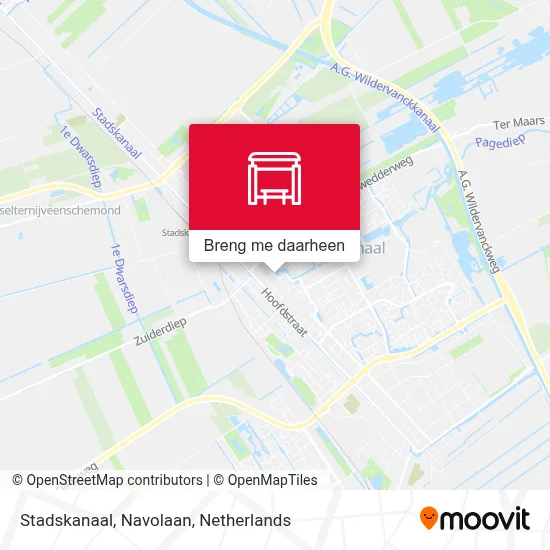 Stadskanaal, Navolaan kaart
