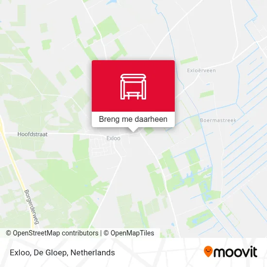 Exloo, De Gloep kaart