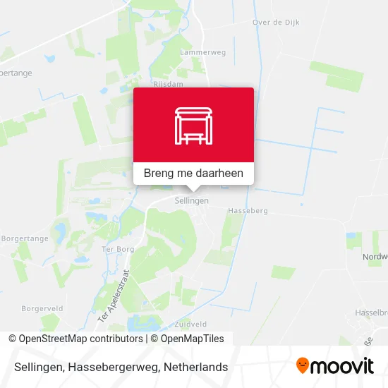 Sellingen, Hassebergerweg kaart