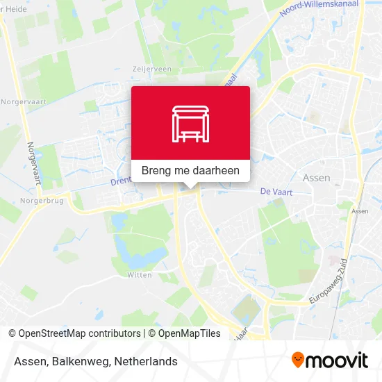 Assen, Balkenweg kaart