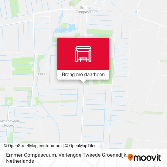 Emmer-Compascuum, Verlengde Tweede Groenedijk kaart