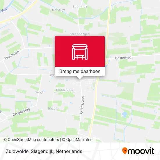 Zuidwolde, Slagendijk kaart
