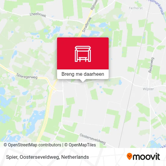 Spier, Oosterseveldweg kaart