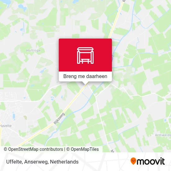 Uffelte, Anserweg kaart