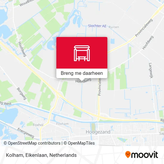 Kolham, Eikenlaan kaart