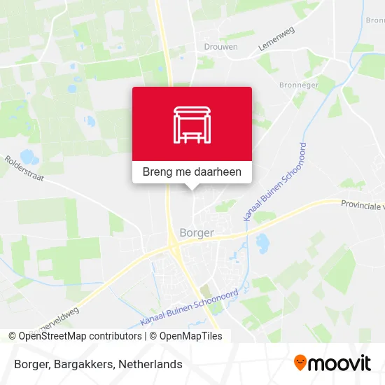 Borger, Bargakkers kaart