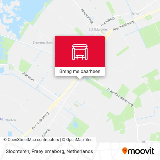 Slochteren, Fraeylemaborg kaart