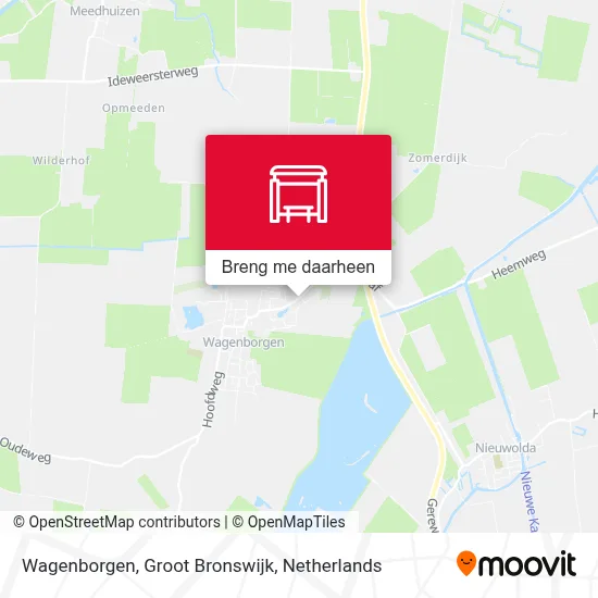 Wagenborgen, Groot Bronswijk kaart