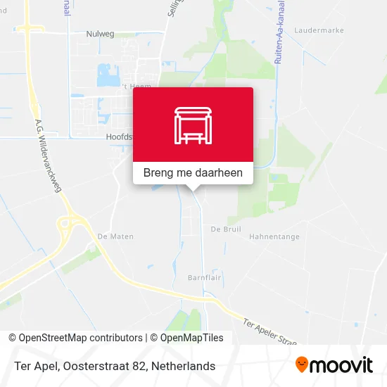 Ter Apel, Oosterstraat 82 kaart