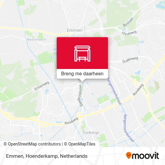 Emmen, Hoenderkamp kaart